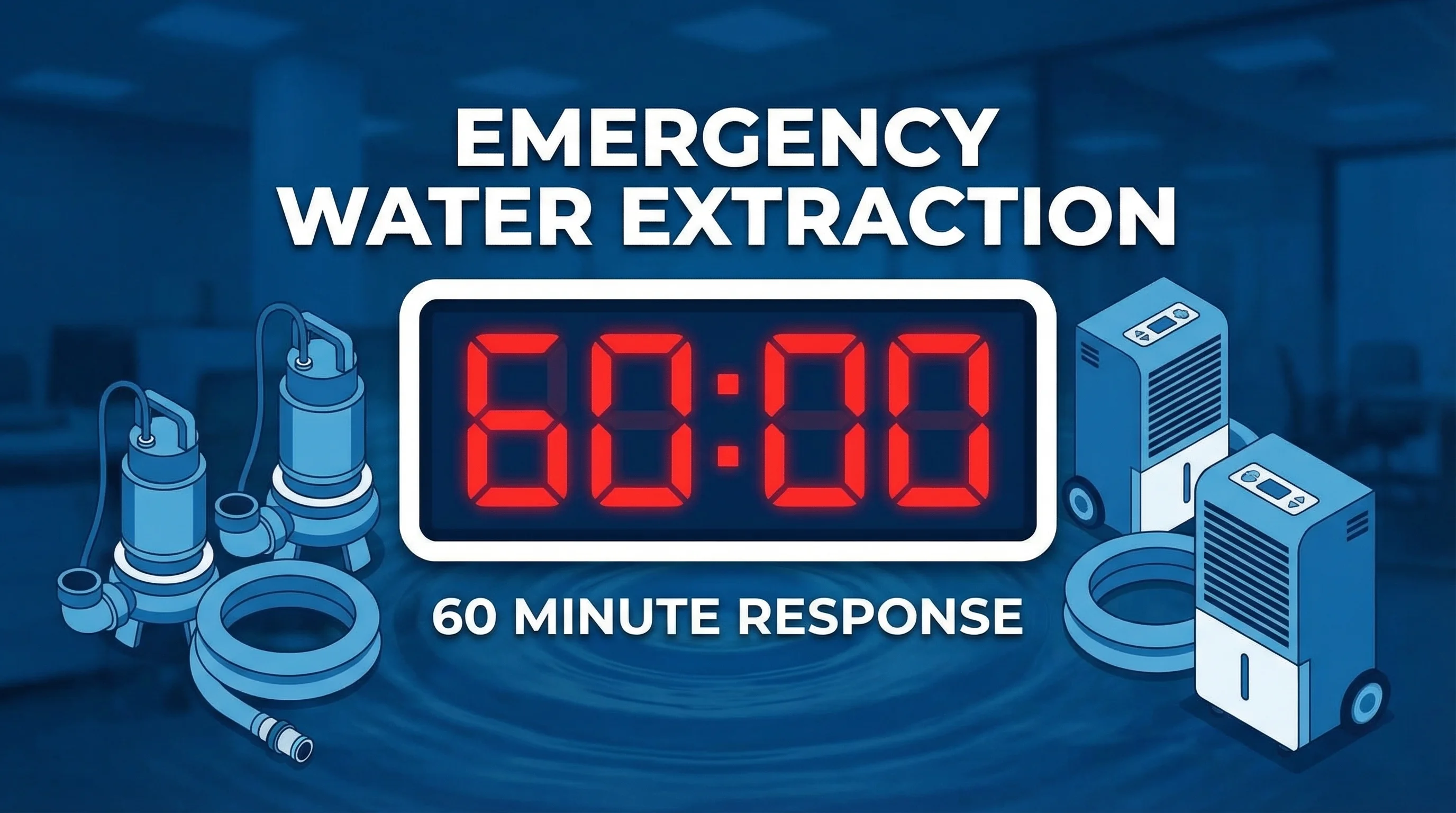 Emergency Water Extraction: What Happens in the First 60 Minutes