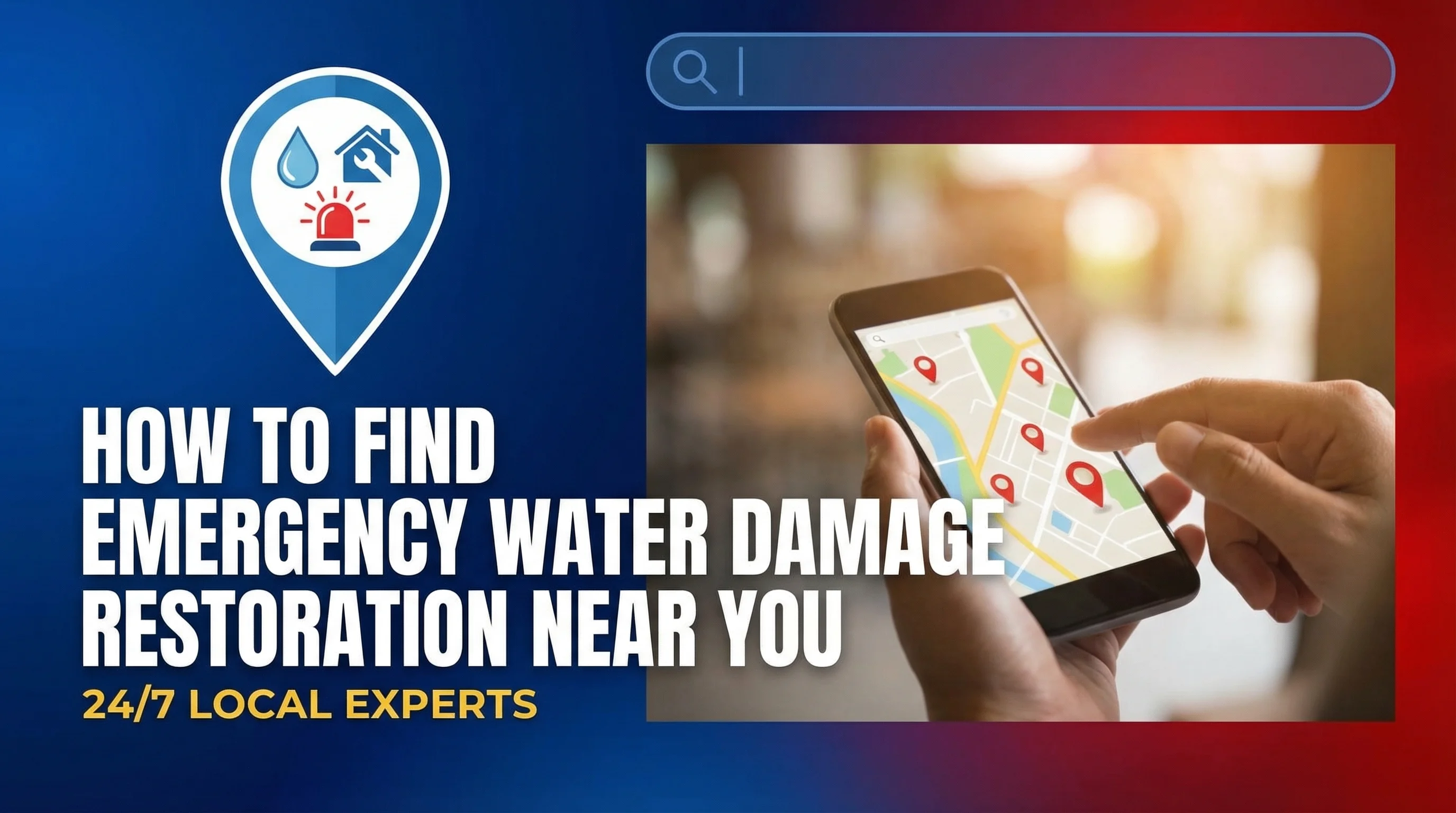 How to Find Emergency Water Damage Restoration Near You