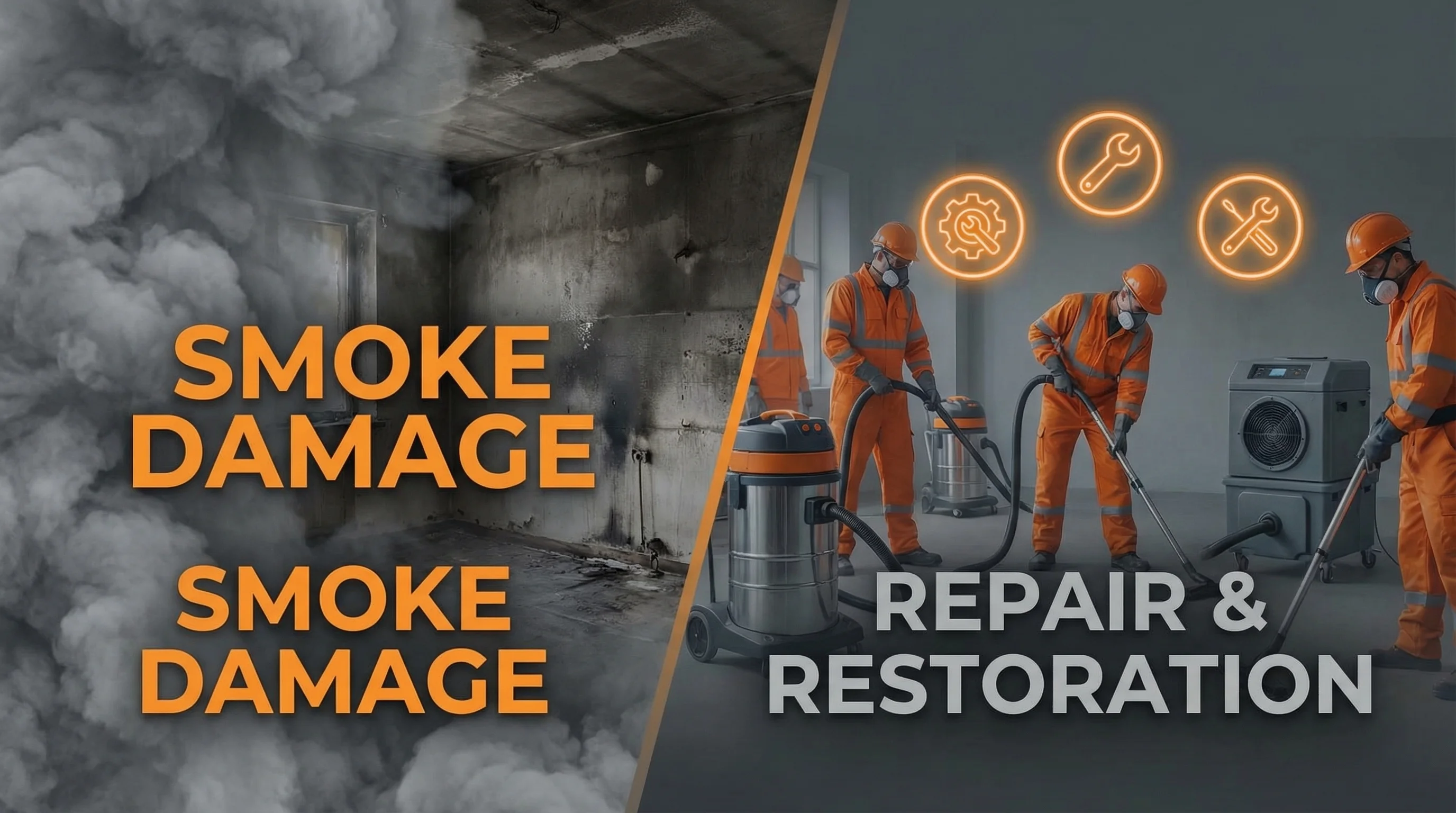 Smoke Damage Repair: How to Get Rid of Smoke Smell After a Fire