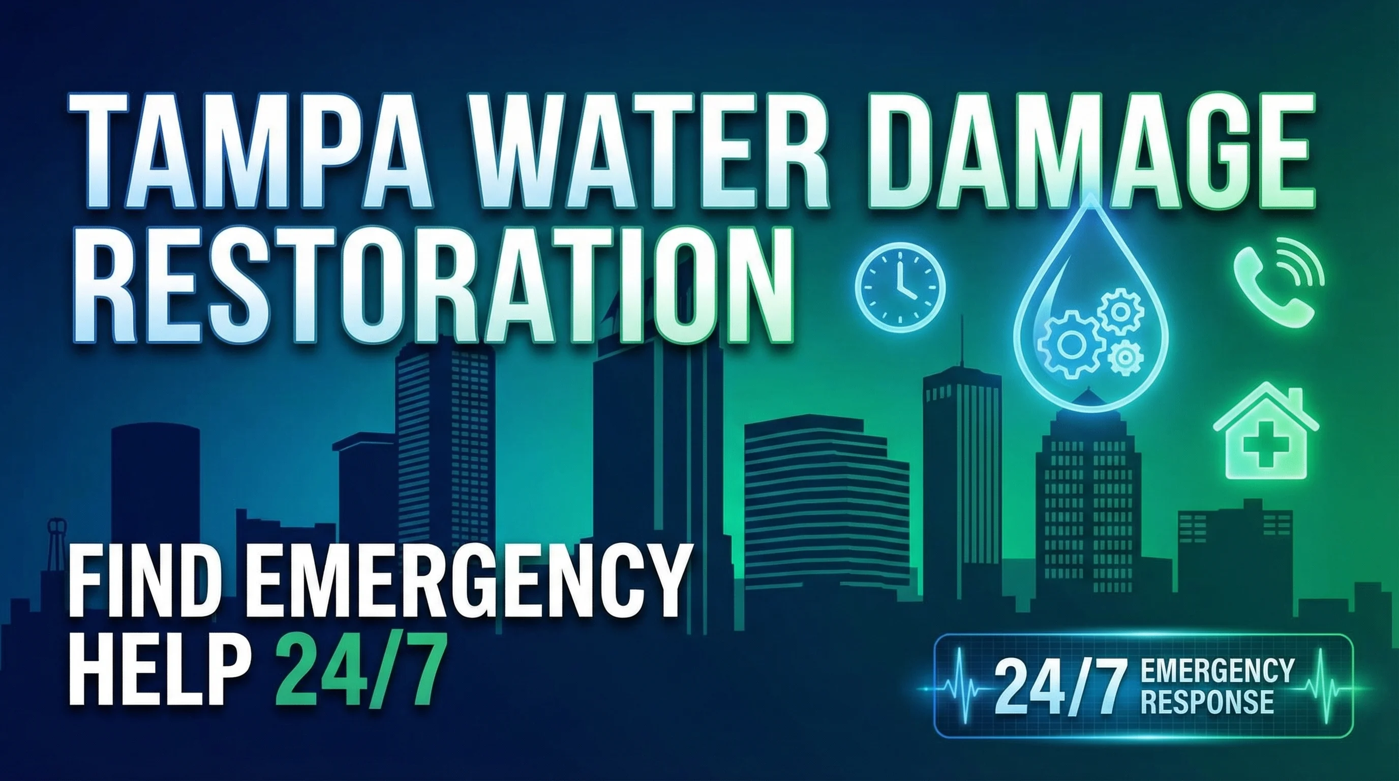 Tampa Water Damage Restoration: Find Emergency Help 24/7