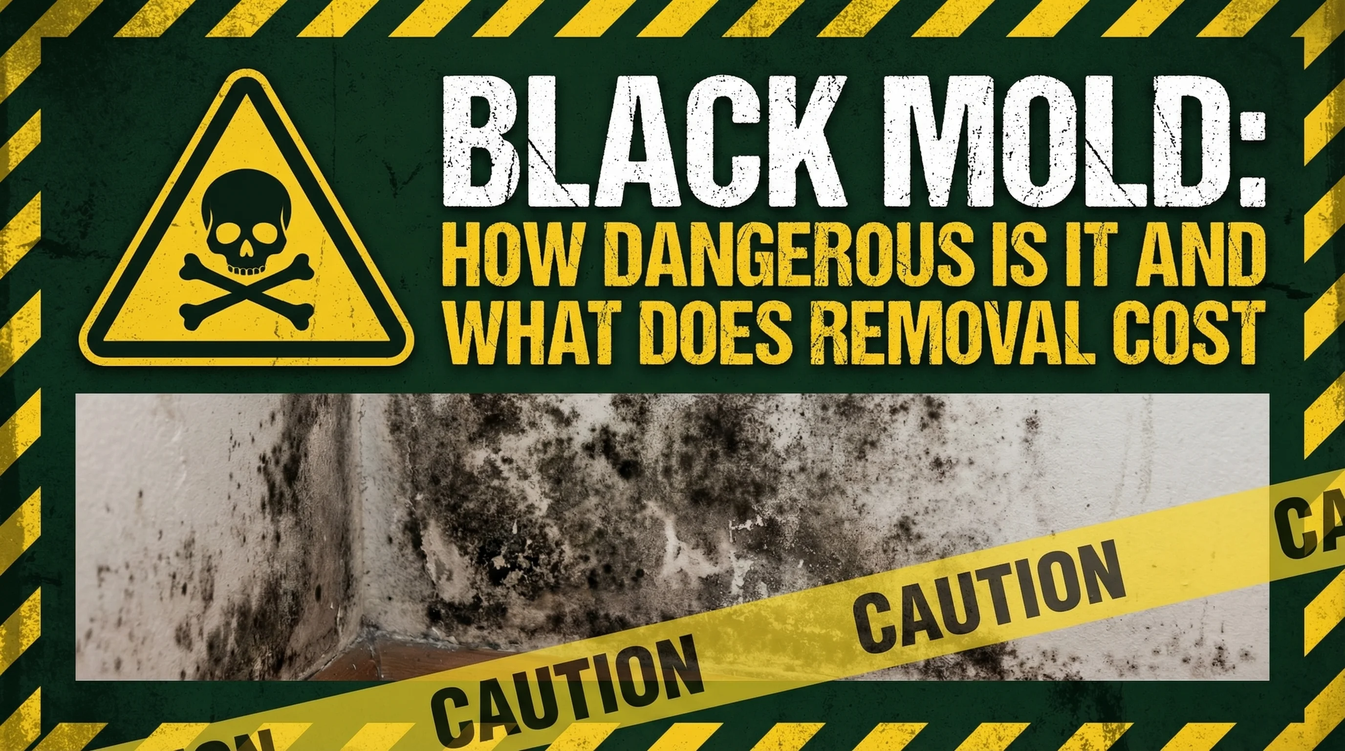 Black Mold: How Dangerous Is It and What Does Removal Cost?