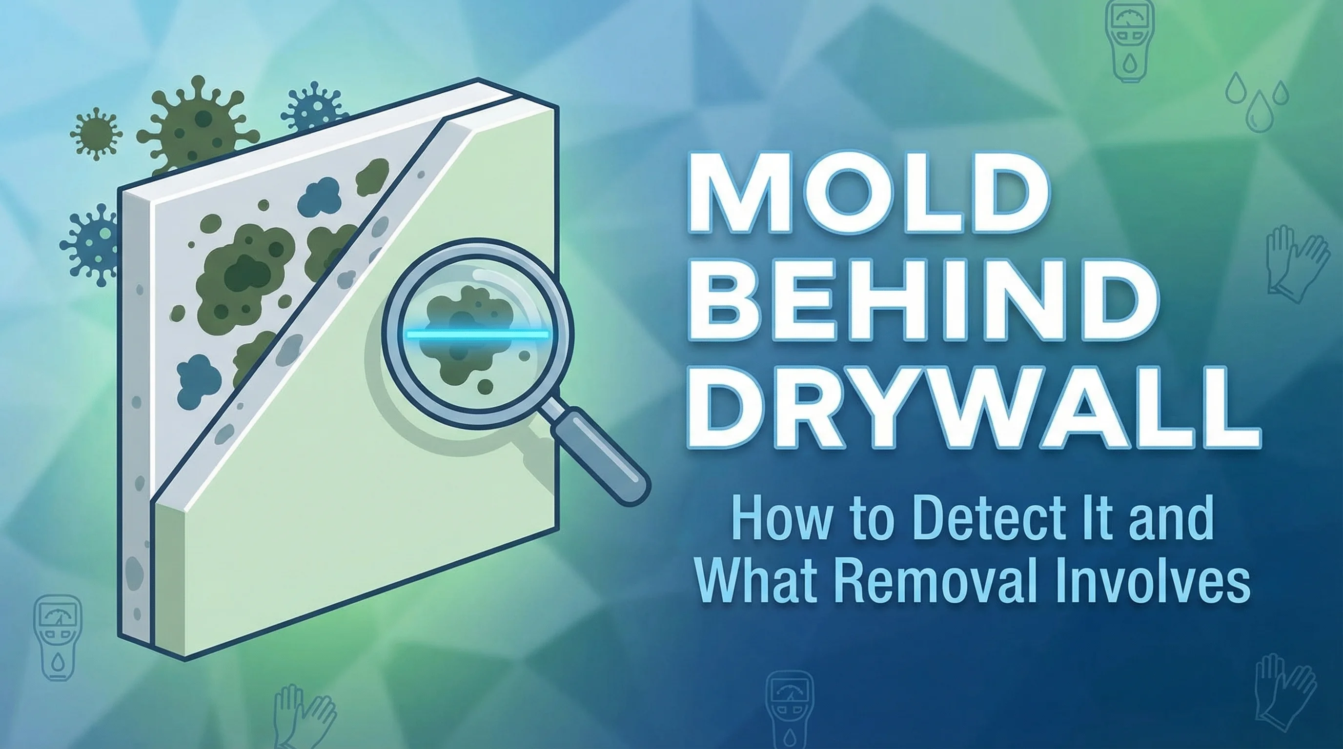Mold Behind Drywall: How to Detect It and What Removal Involves