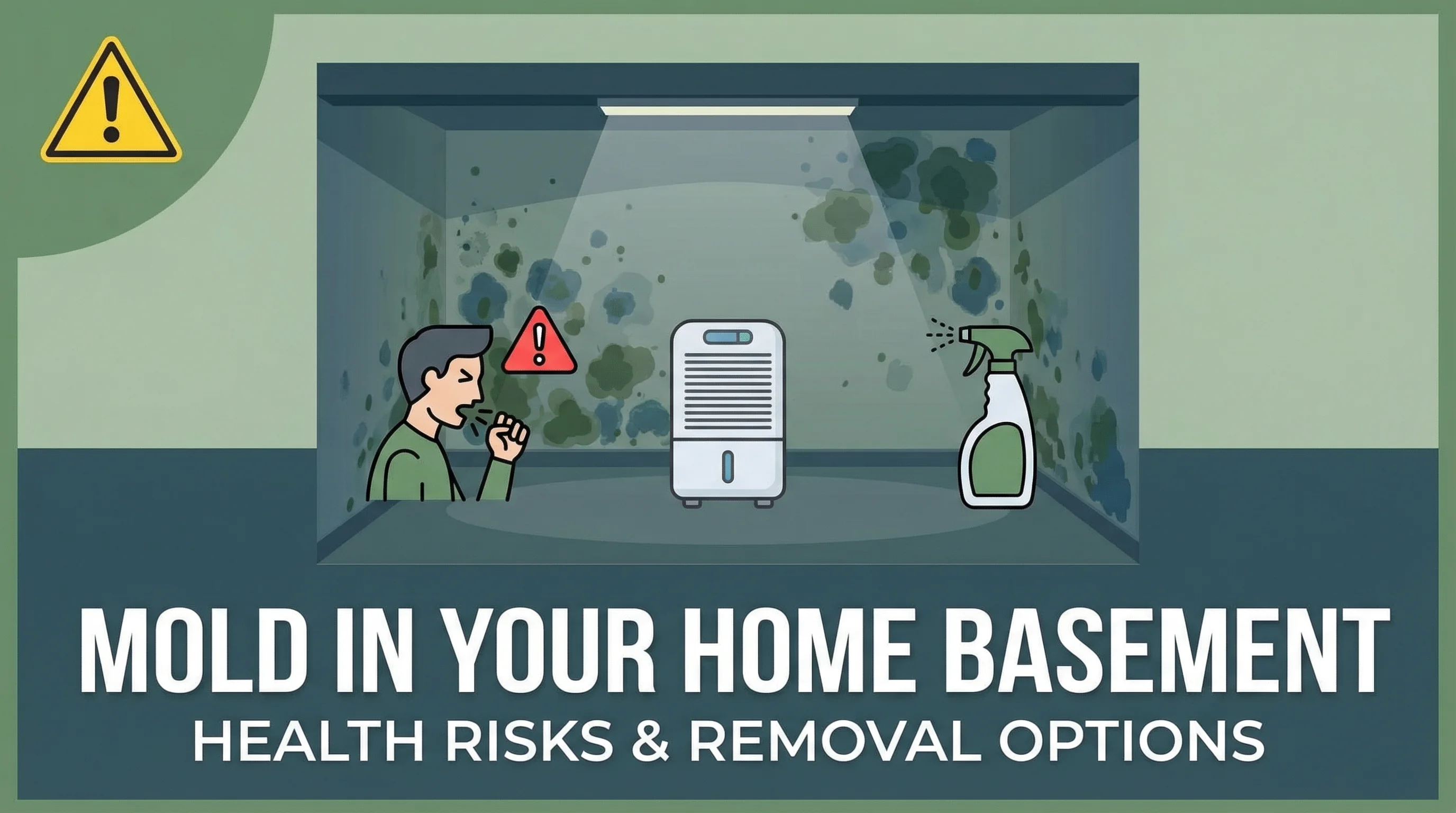 Mold in Your Basement: Causes, Health Risks, and Removal Options