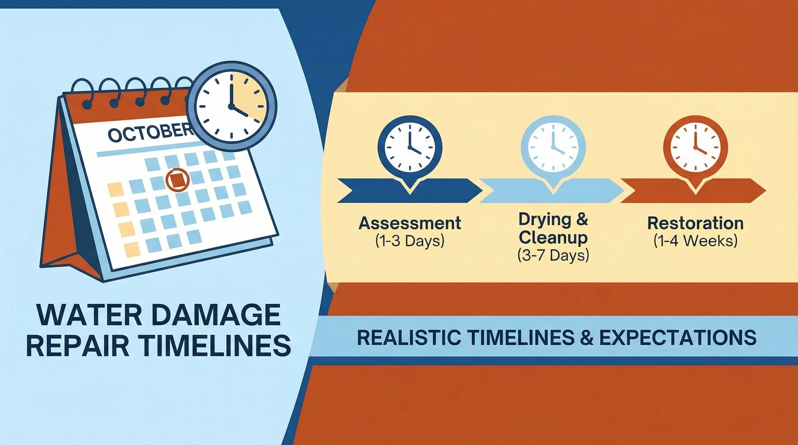 How Long Does Water Damage Repair Take? Realistic Timelines