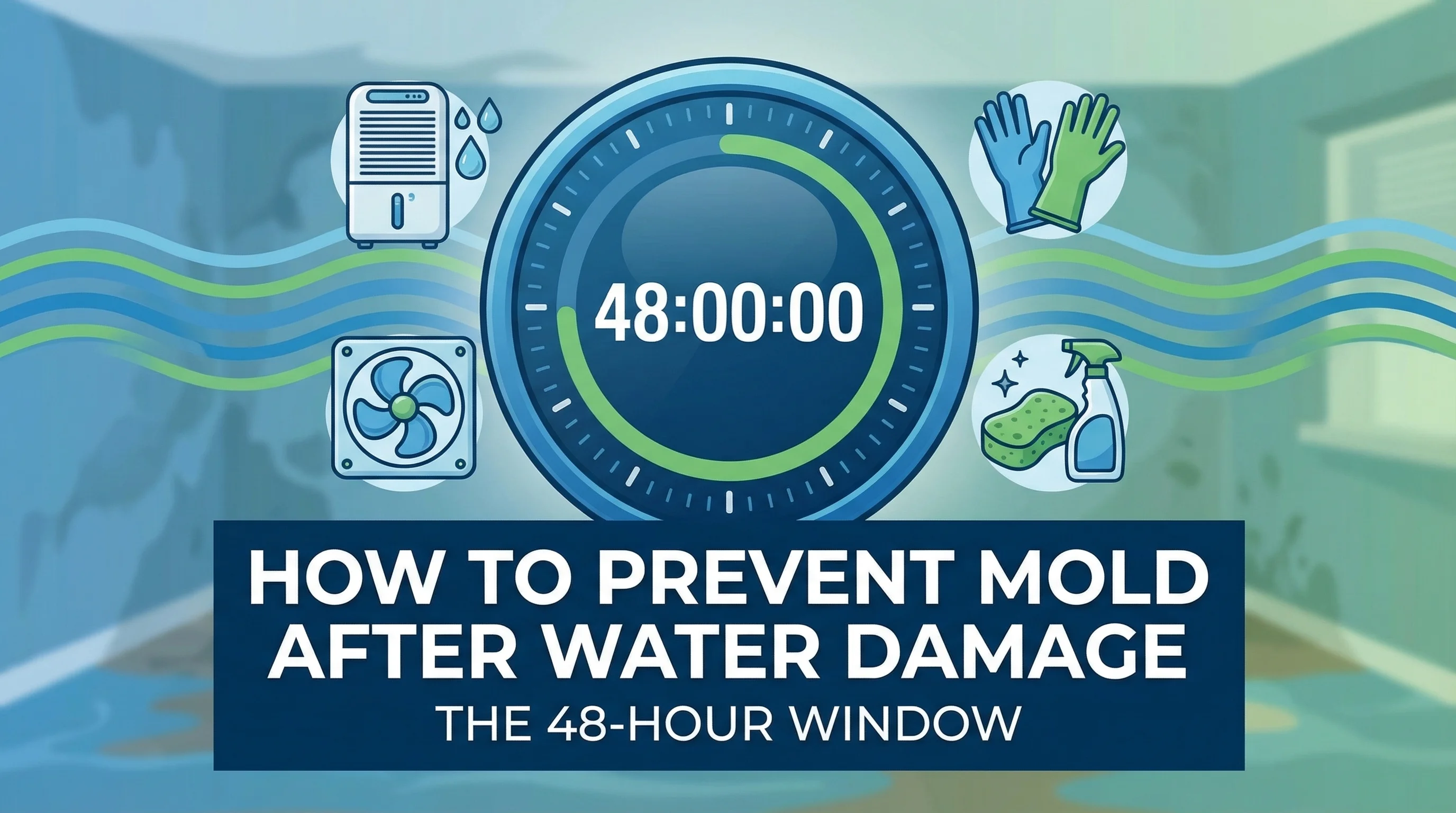 How to Prevent Mold After Water Damage: The 48-Hour Window