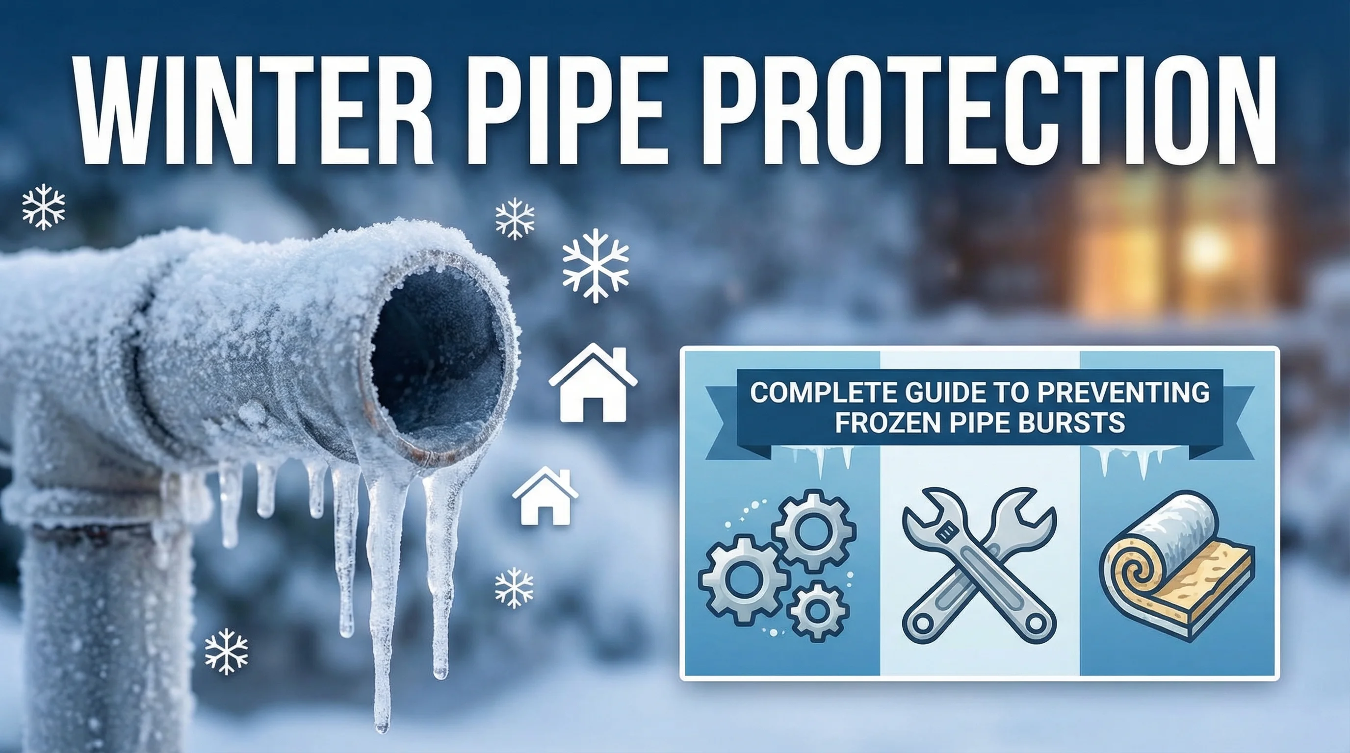 Winter Pipe Protection: Complete Guide to Preventing Frozen Pipe Bursts