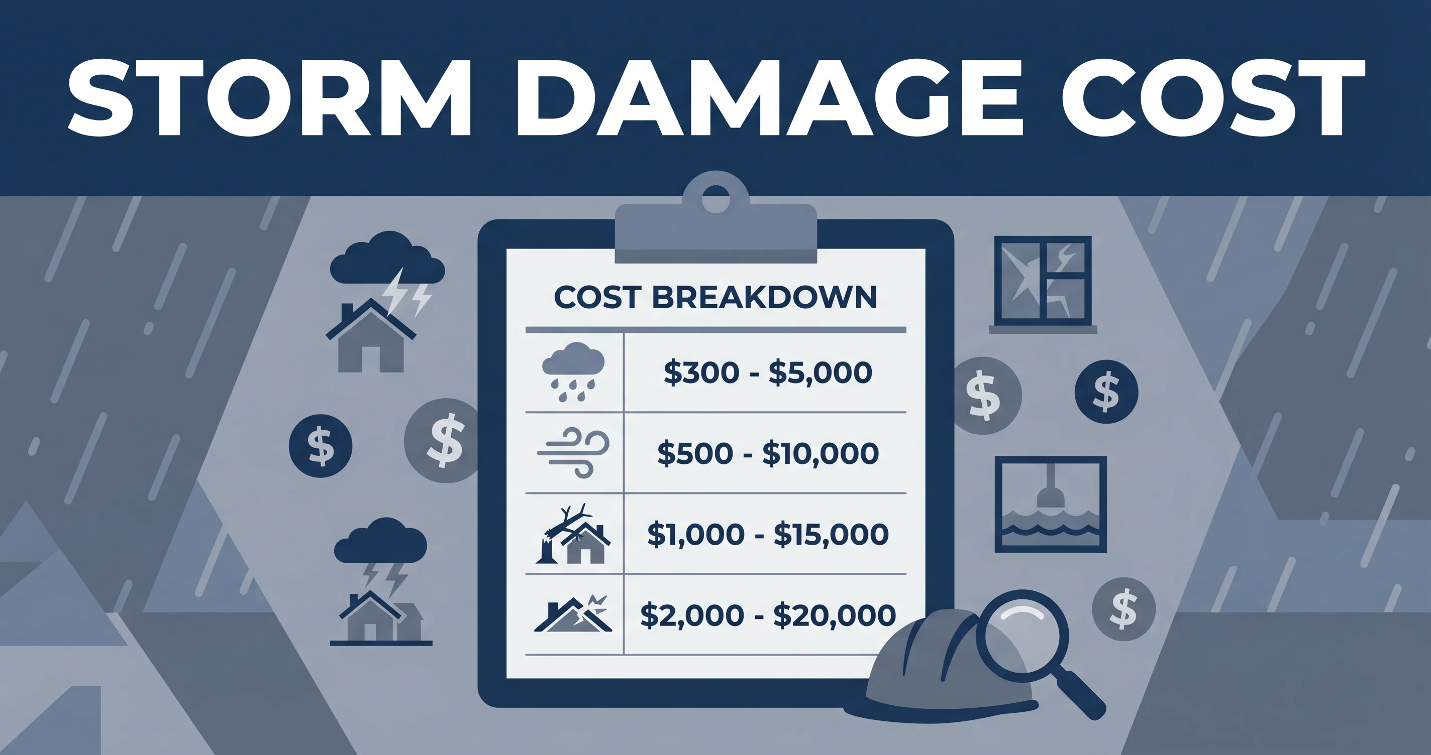 Storm Damage Repair Cost: What Homeowners Really Pay in 2026