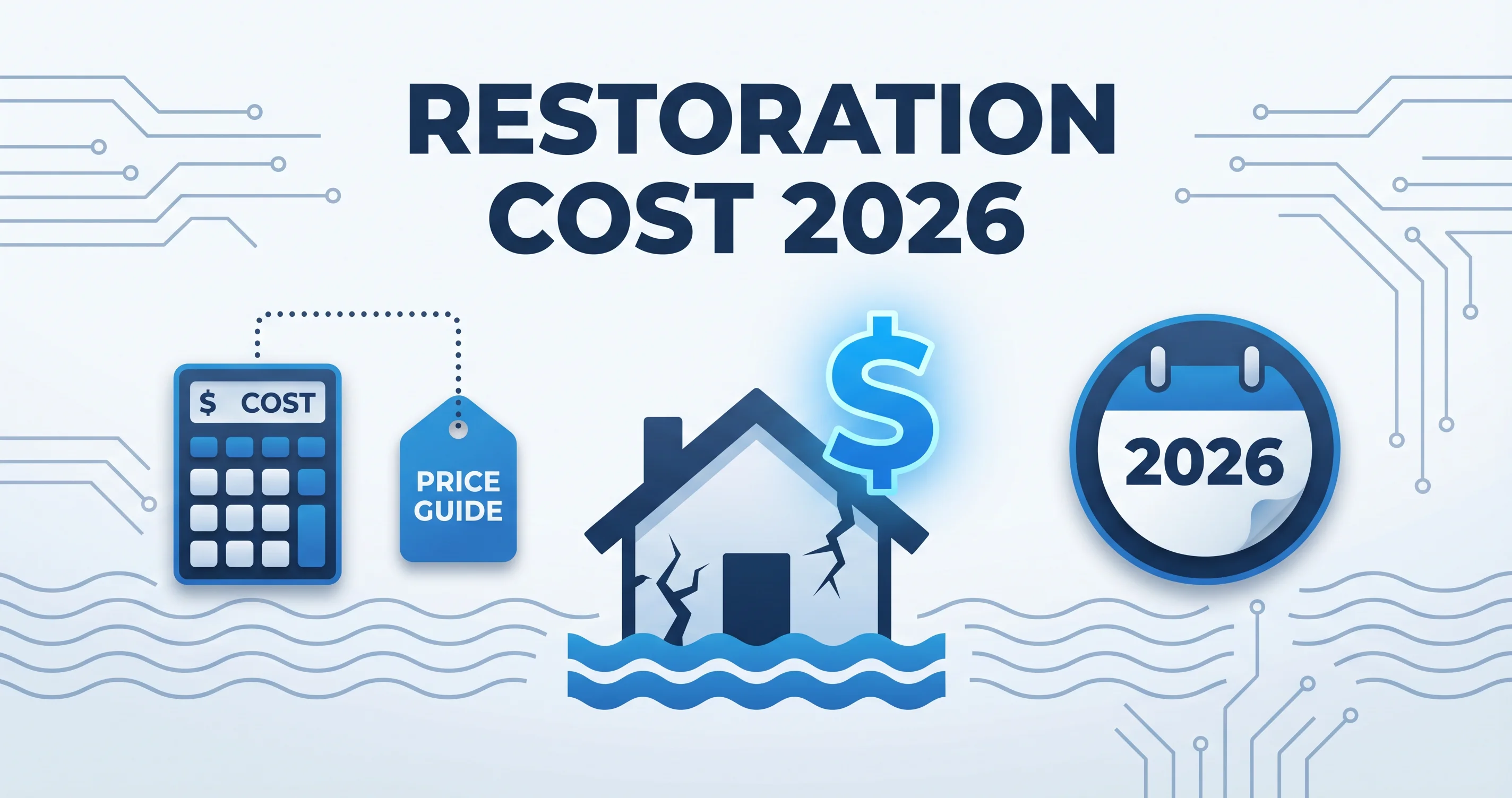 Water Damage Restoration Cost: What Homeowners Really Pay in 2026